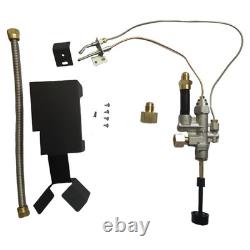 Gas Fireplace Valve Manual Safety Pilot Control System for Gas Logs Natural Ga