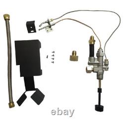 Gas Fireplace Valve Safety Pilot Control System for Natural Gas & Propane, Heat