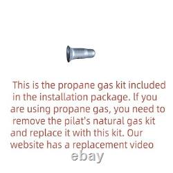 Gas Fireplace Valve Safety Pilot Control System for Natural Gas & Propane, Heat