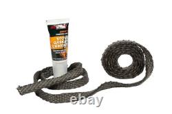 Grapho-Glas Flat Gasket Replacement Kit, 7' x 3/4 x 1/4, High-Temp Sealant