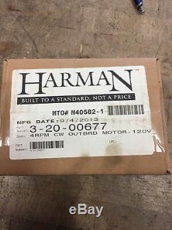 Harman Auger FEED Motor 4 RPM CW UL FEEDER ACC, INS, ADVANCE, XXV, 3-20-00677