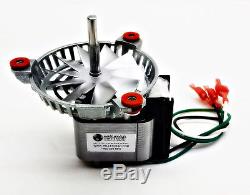Harman Exhaust Combustion Fan Blower Motor + FAN PADDLE. 3-21-08639, PH-UNIVCOMB
