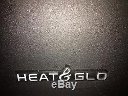 Heat N Glo Fireplace MODERN Insert Black Front Face / Overlay Model 8000CMOD