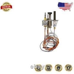 Heat-N-Glo Propane Pilot Assembly Compatible with Various Models, No Batter