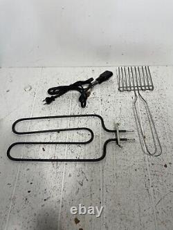 Heating Element + Plug + Spatula Farberware Open Hearth Rotisserie 450-A Parts