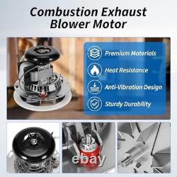 High-Efficiency Combustion Exhaust Blower Motor for Pellet Stoves, Compatible wi