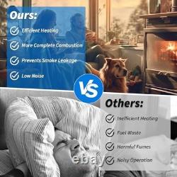 High-Efficiency Combustion Exhaust Blower Motor for Pellet Stoves, Compatible wi