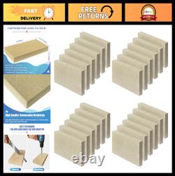 High-Temp Resistant Fire Bricks 9x4.5x1.25 24 Pack for Wood Stove Replaceme