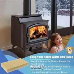 High-Temperature Fire Bricks for Wood Stoves, 9 x 4.5 x 0.75, 6 Pack