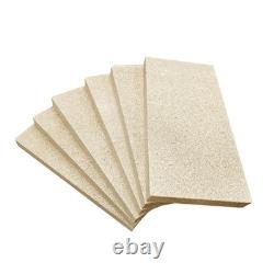 High-Temperature Fire Bricks for Wood Stoves & Fireplaces, Cuttable 9x4.5, 6 P