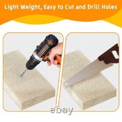 High-Temperature Fire Bricks for Wood Stoves & Fireplaces, Cuttable 9x4.5, 6 P