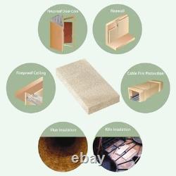 High-Temperature Fire Bricks for Wood Stoves & Fireplaces, Cuttable 9x4.5, 6 P