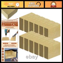 High-Temperature Insulated Fire Bricks for Wood Stoves & Fireplaces, 12 Pack, 9