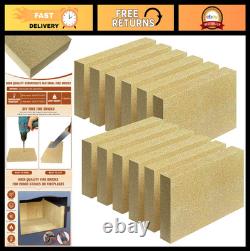 High-Temperature Insulated Fire Bricks for Wood Stoves & Fireplaces, 9x4.5x1.2