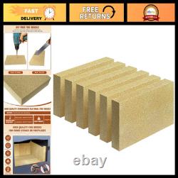 High-Temperature Insulated Fire Bricks for Wood Stoves & Fireplaces, 9x4.5x1.2