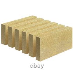 High-Temperature Insulated Fire Bricks for Wood Stoves & Fireplaces, 9x4.5x1.2