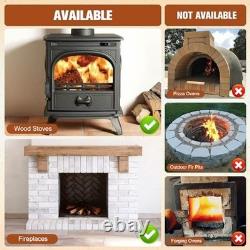 High-Temperature Insulated Fire Bricks for Wood Stoves & Fireplaces, 9x4.5x1.2