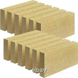 High Temperature Insulating Fire Brick, Size 9 X 4-1/2 X 1-1/4, Pack of 12