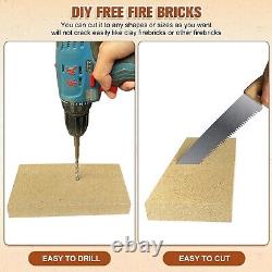 High Temperature Insulating Fire Brick, Size 9 X 4-1/2 X 1-1/4, Pack of 12
