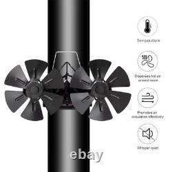 Hot Sale Stove Fans Aluminum Replacement Spare Parts Unpowered Operation