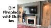 How To Diy Build A Mid Century Modern Fireplace With Built Ins That Cost Less Than 3500