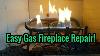How To Fix A Gas Fireplace Pilot Light That Does Not Stay Lit Troubleshooting And Repairing