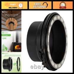 Insulated Chimney Pipe Adapter 304 Stainless Steel Stove Pipe Connector