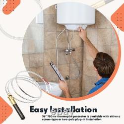 Kingdder 5 Pcs 36 Thermopile Generators 750 Millivolt Thermopile for Gas Firepl