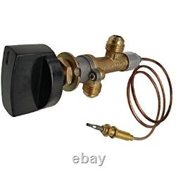 LPG Propane Fireplace Pit Gas Control Cock Valve With Thermocouple, Knob FREE SHIP