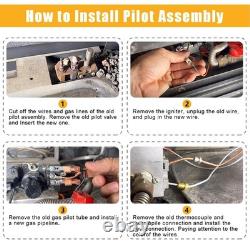 LP Pilot Assembly for Heatilator & Heat-N-Glo Fireplaces Propane Gas Thermocou