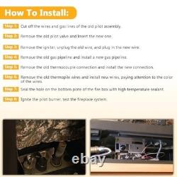 LP Pilot Assembly for Heatilator, Heat N Glo, Quadrafire Fireplaces Replacemen
