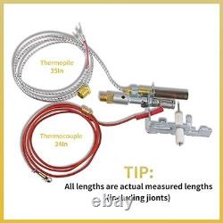LP Pilot Assembly with Thermocouple & Thermopile for Empire Fireplaces & Stoves