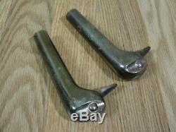 Lot of 2 Vintage Duck Head for Fireplace tools REPLACEMENT screw on parts