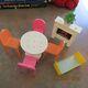 Mattel Barbie Dream House Replacement Parts. Bed Plant Table Chairs Fireplace