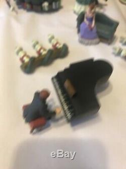 Mr Christmas Holiday Waltz Fireplace Walls People Replacement Parts Lot Unused