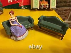 Mr. Christmas Holiday Waltz Replacement Parts Pieces Plastic Wall Fireplace Lot