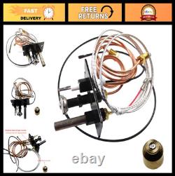 NG Fireplace Pilot Assembly Replacement for HHT Majestic & VC 750mV Thermopile