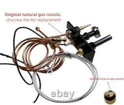 NG Fireplace Pilot Assembly Replacement for HHT Majestic & VC 750mV Thermopile