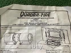 NIB Replacement Fireplace Blower Kit PartSRV7044-210 Hearth & Home, Quadra Fire