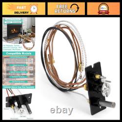 Natural Gas 3-Way Pilot Assembly for Fireplaces & Gas Stoves, Replacement Parts