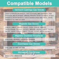 Natural Gas 3-Way Pilot Assembly for Fireplaces & Gas Stoves, Replacement Parts