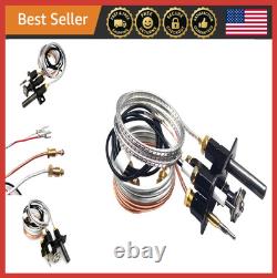 Natural Gas Fireplace Pilot Assembly for Direct Vent, Fits Lennox/IHP/Desa