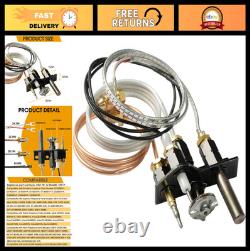 Natural Gas Pilot Assembly Kit for Direct Vent Fireplace, Compatible with Lennox