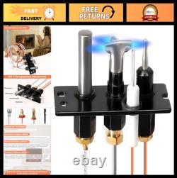 Natural Gas Pilot Assembly Kit for Fireplaces Thermocouple, Thermopile & Tubin