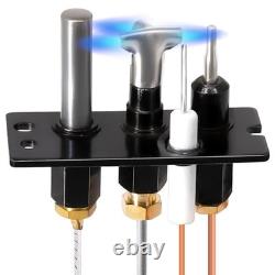 Natural Gas Pilot Assembly Kit for Fireplaces Thermocouple, Thermopile & Tubin