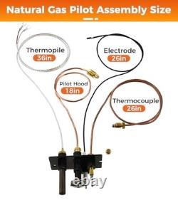 Natural Gas Pilot Assembly Replacement for Fireplaces & Stoves SRV10002264, 21