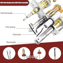 Natural Gas Pilot Assembly Replacement for Heat-N-Glo Fireplaces, SRV446-510A, T