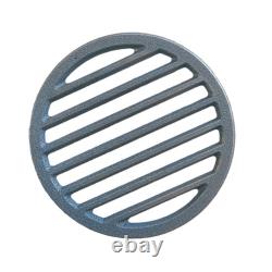 New /Round Cast Iron Fire Grate Fireplace Replacement Parts Grate Cast Iron