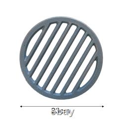 New /Round Cast Iron Fire Grate Fireplace Replacement Parts Grate Cast Iron