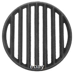 Outdoor Cast Iron Bbq Grate Replacement Round Durable Grill Cooking Grid